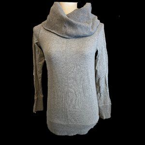 LOFT Cowl Neck Top with Large Button Sides-XSP